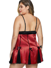 Mesh and Lace Lingerie Babydoll