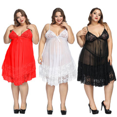 Flowy Sheer Babydoll with Lace Trim and Adjustable Straps
