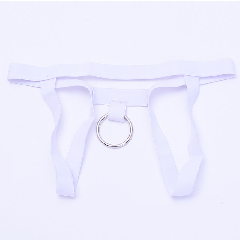 Solid Color Low Rise Fun Thong