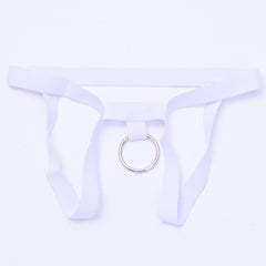 Solid Color Low Rise Fun Thong