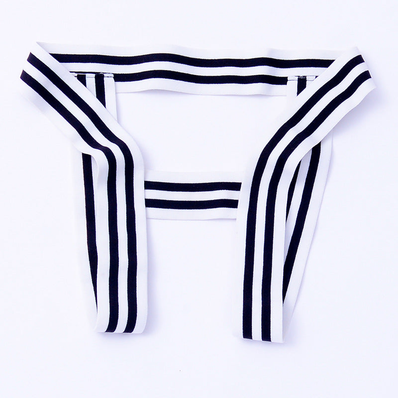 Navy Costume Hollow Thong