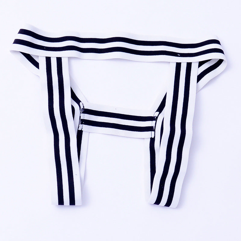Navy Costume Hollow Thong