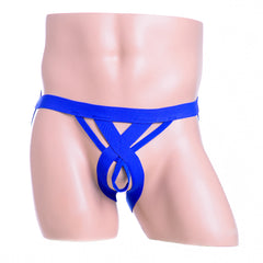 Tennis inspired double ring thong