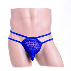 Black Elephant Translucent Lace Thong