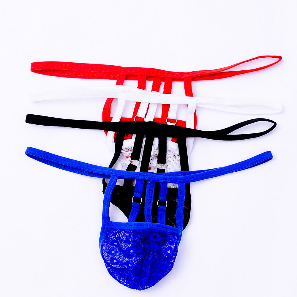 4 Strap Fun Elastic Thong