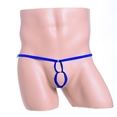 Simple Red 2 Rings Elastic Thong