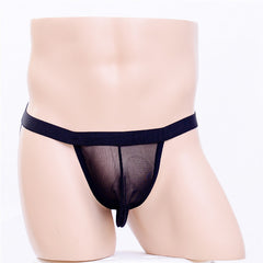 Reflective Mesh Triangle Cover Thong