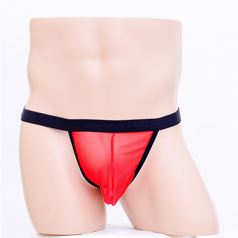 Reflective Mesh Triangle Cover Thong