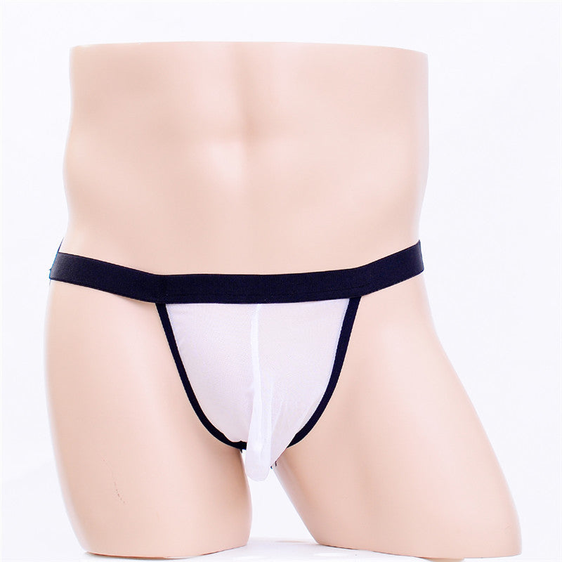 Reflective Mesh Triangle Cover Thong