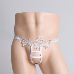 Elegant Floral Multi-Hollow Brief