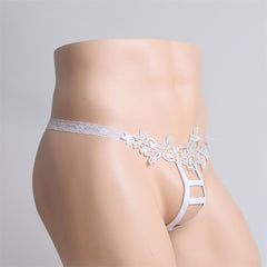 Elegant Floral Multi-Hollow Brief