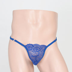 Lace see-through fine design thong