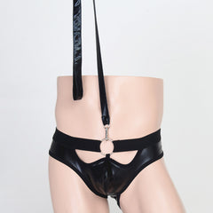 Wild Black Solid Color Thong