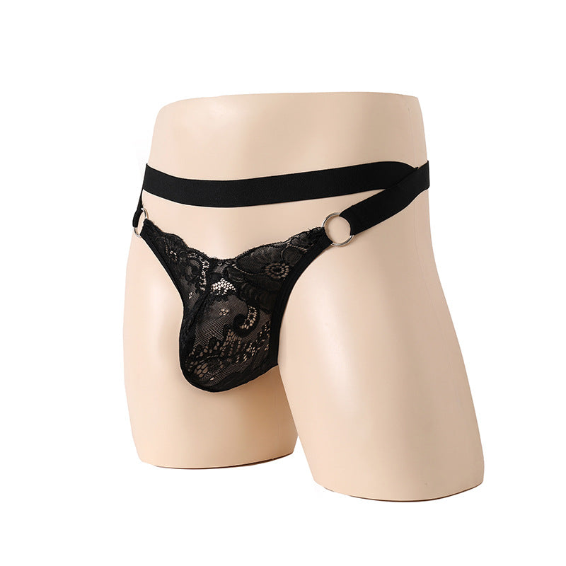 Lace Elastic Passion Thong