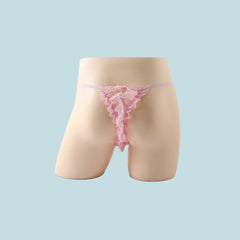 Mesh Bead Chain Hollow Thong