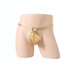 Ring Design Glossy Low Rise Thong
