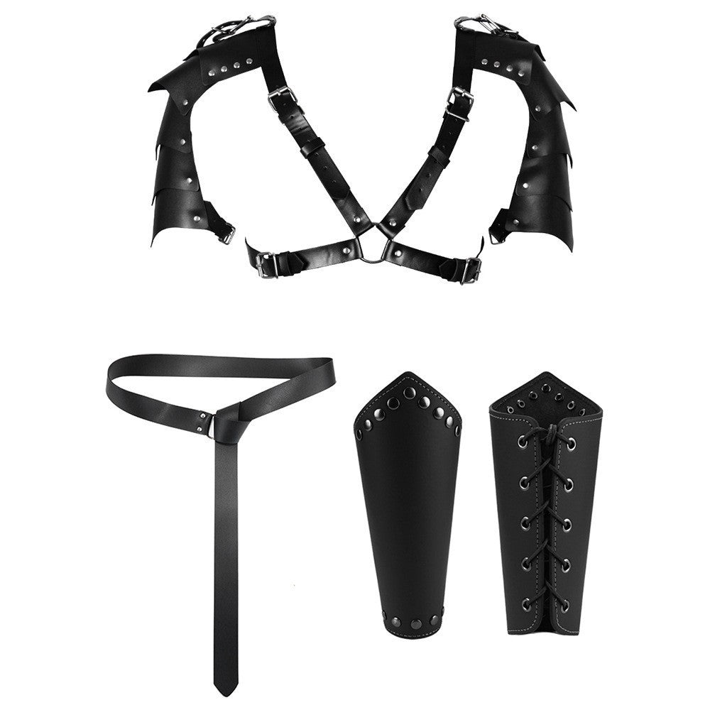 Thickened Leather Fastening Binding Belt