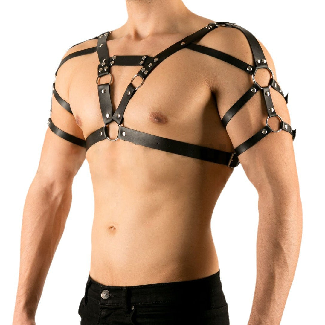 Bundled Leather Bondage Straps
