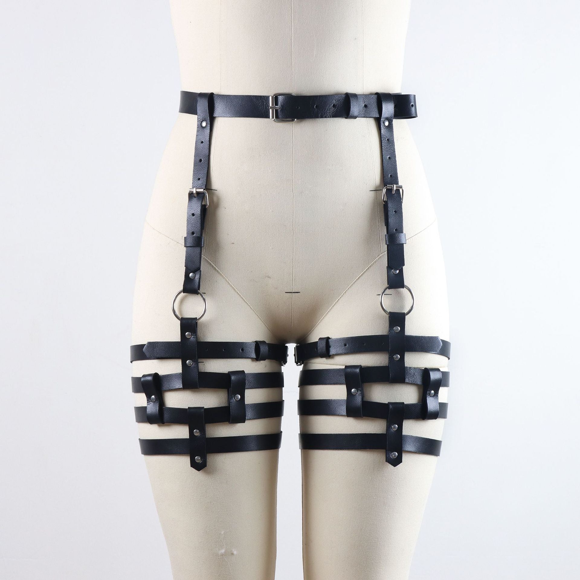 Men's Leather Underwear Costume Suit