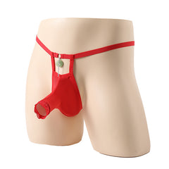 Elastic Lace Safety Buckle Underwear