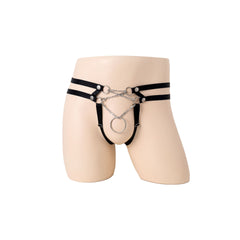 Hollow Suspender Chain Exposed Thong