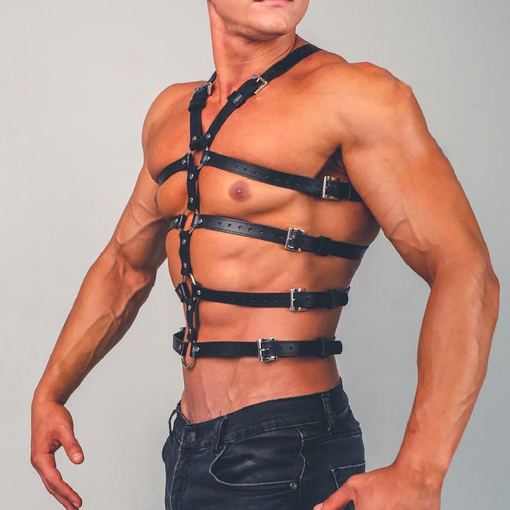 Leather Corset Bondage Belt Bundle