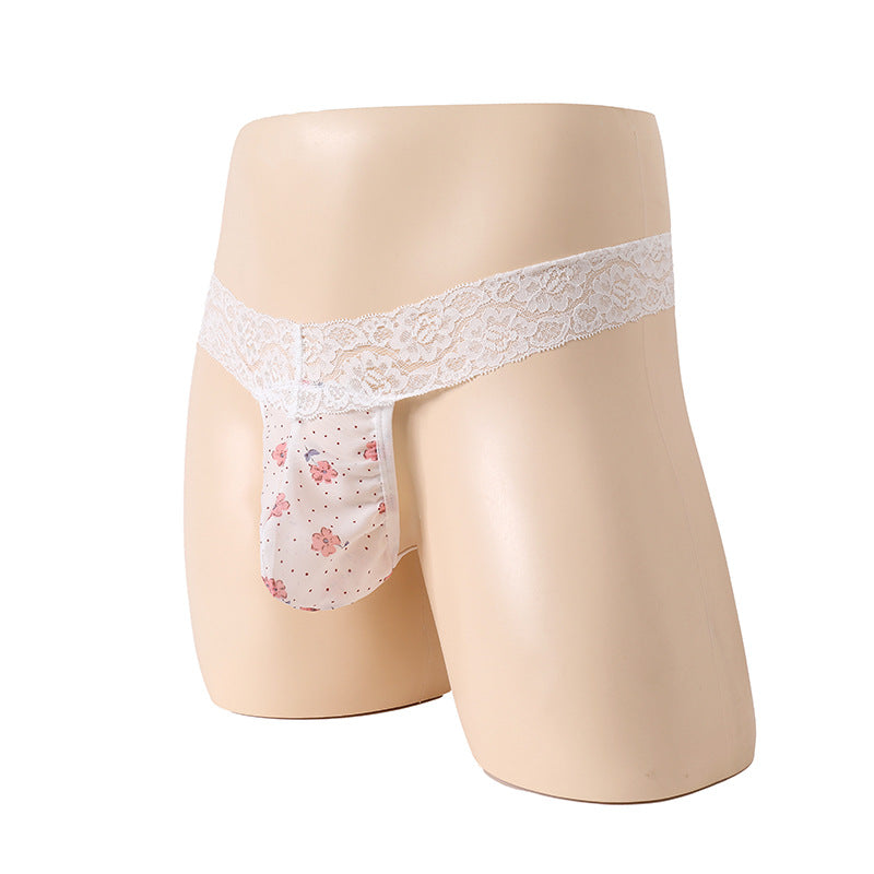 High Waist Lace Belt Passion Thong