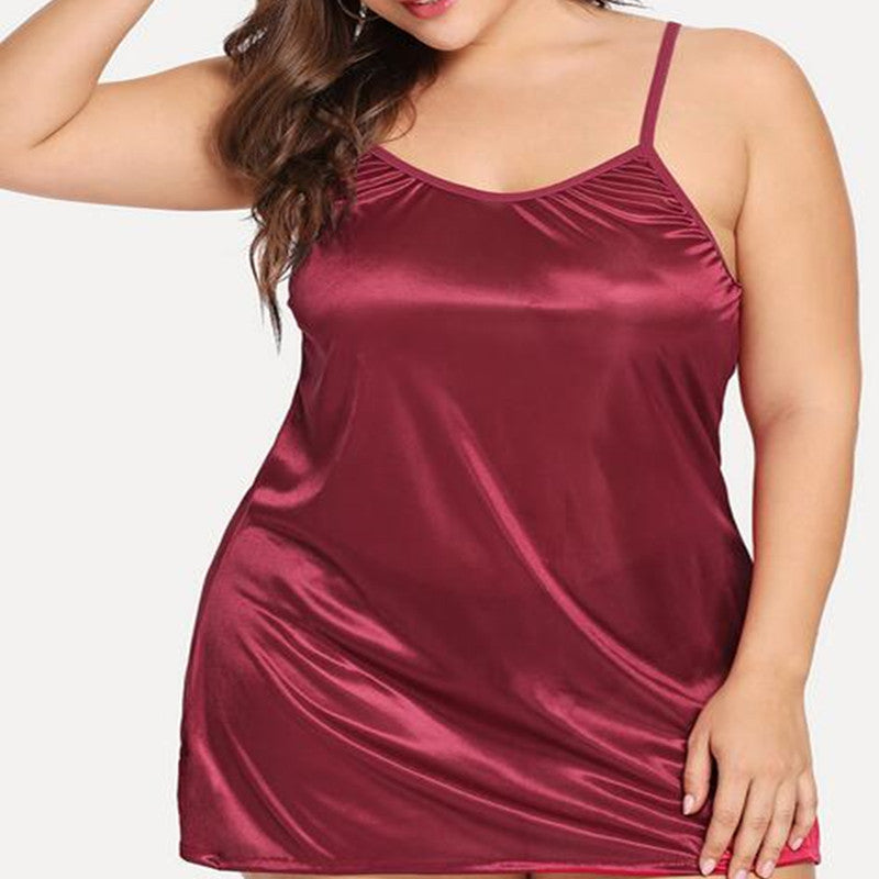 Silky Smooth Satin V-Neck Sleep Chemise