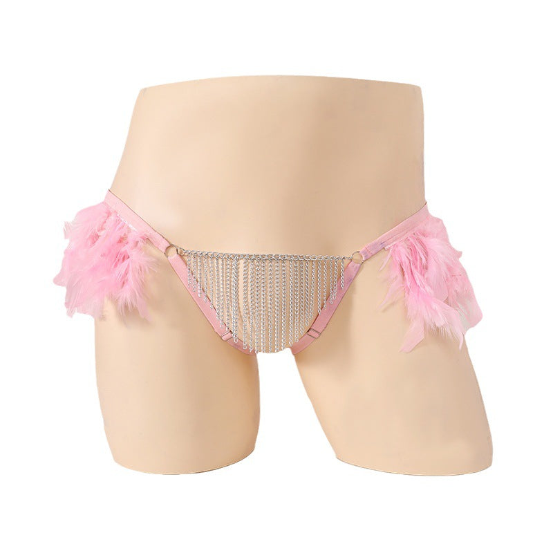 Plush Chain Temptation Thong