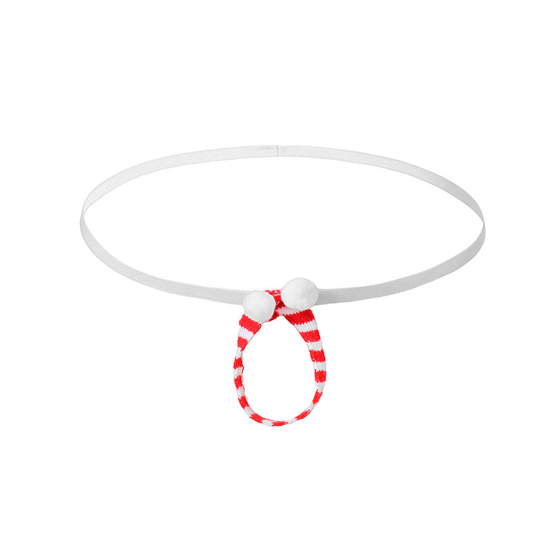 Christmas Elastic Ring Costume Themed Brief