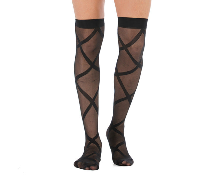 Strap-Ready Patterned Bodystocking