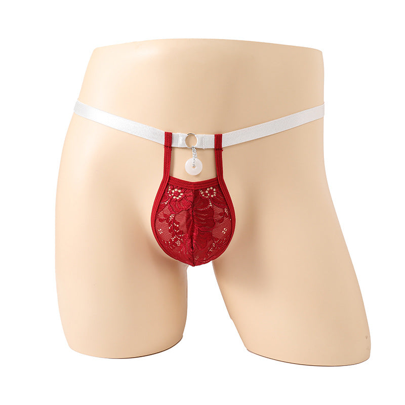Lace Belt Safety Buckle T-Pants