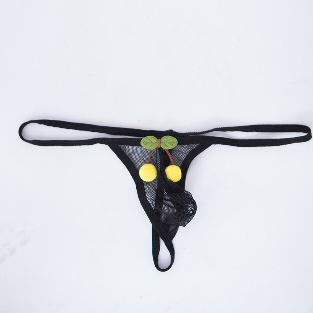 Mesh Cherry Cute Thong