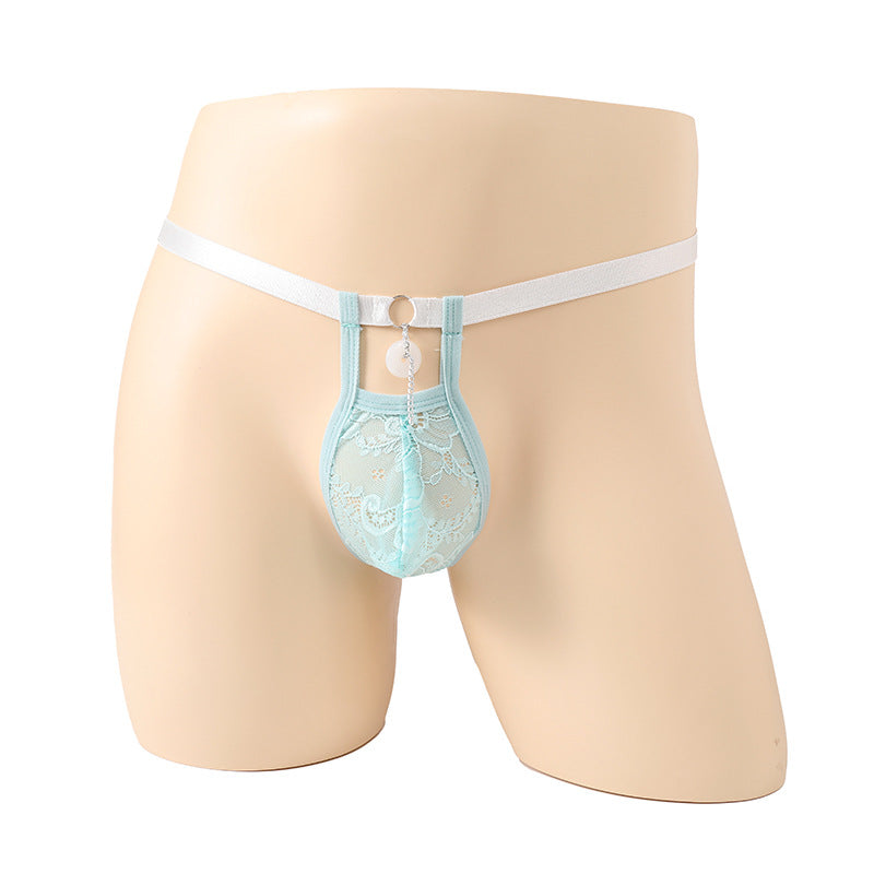 Lace Belt Safety Buckle T-Pants