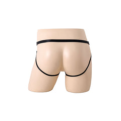 Black Suspender Iron Ring Panties