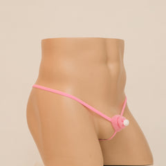 Hollow-Out Free Christmas Thong