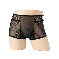 Transparent Lace Pouch Egg Ultra-Thin Boxers