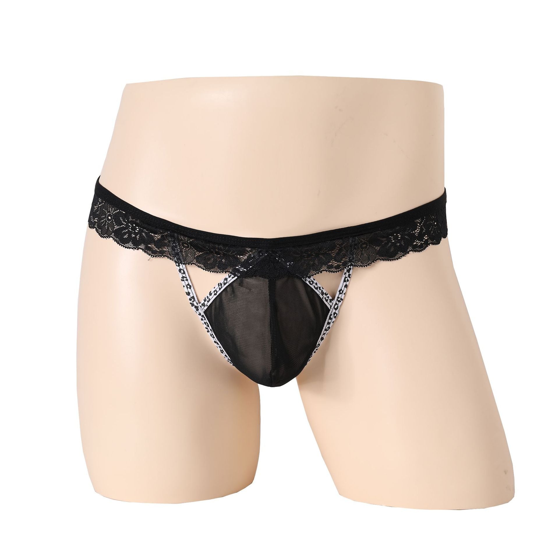 Lace Floral Print Passion Thong