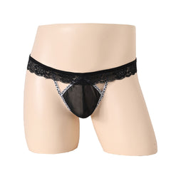 Lace Floral Print Passion Thong