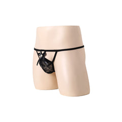 Cute Red Hollow Low Rise Thong
