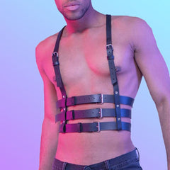 Three-Row Adjustable Bondage Clothing