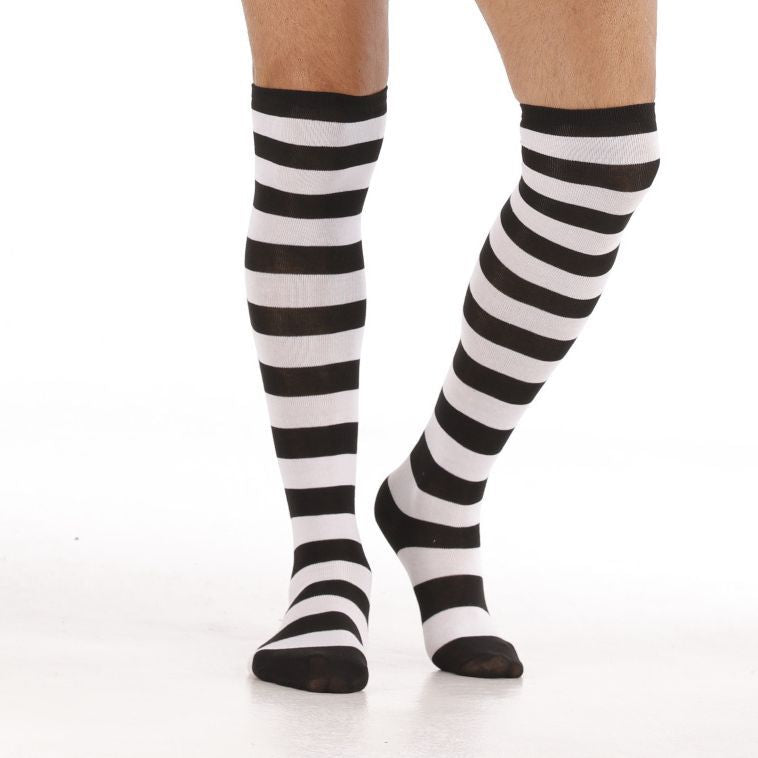 Athletic Striped Compression Stocking