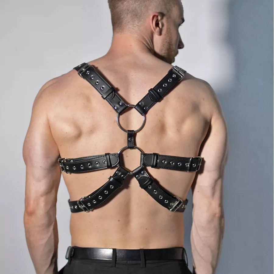 Casual Bound Leather Shoulder Straps