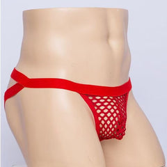 Reticulated Perspective Elastic Briefs