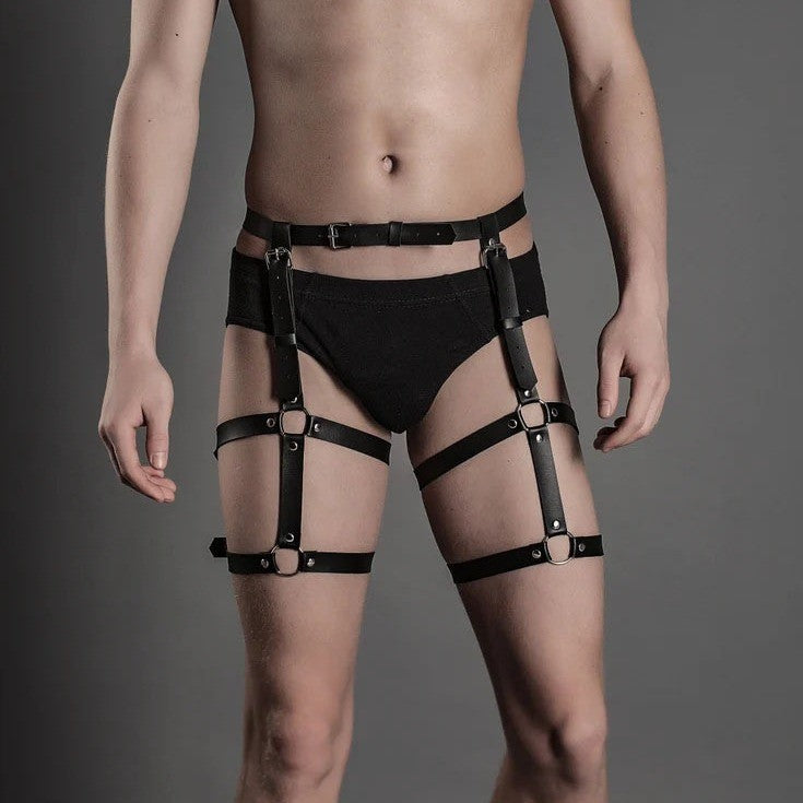 Leather Leg Ring Thigh Strap Garter