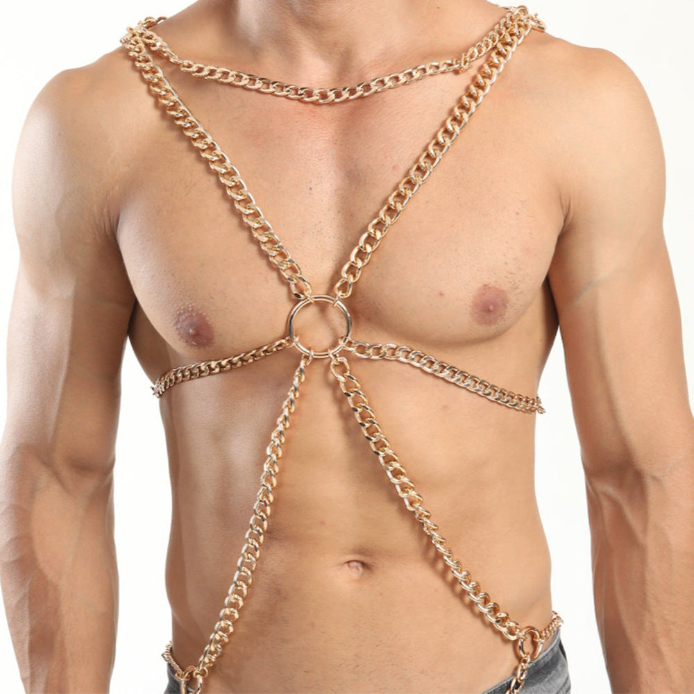 Hollow Body Chain Bondage Harness