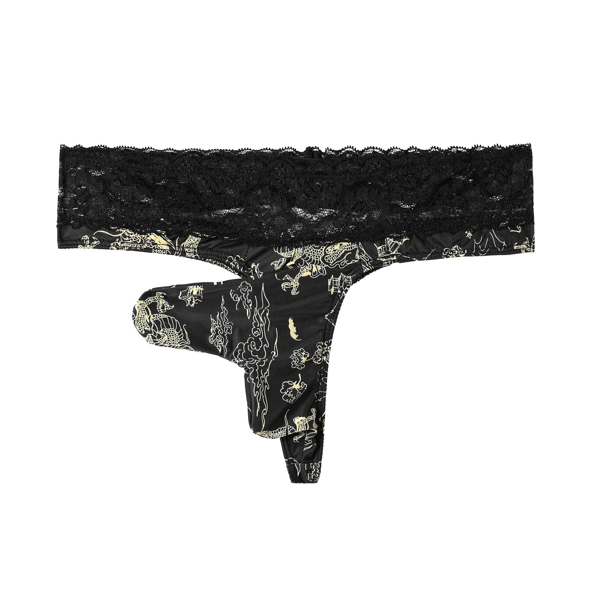 Oriental Dragon Phoenix Passion Thong
