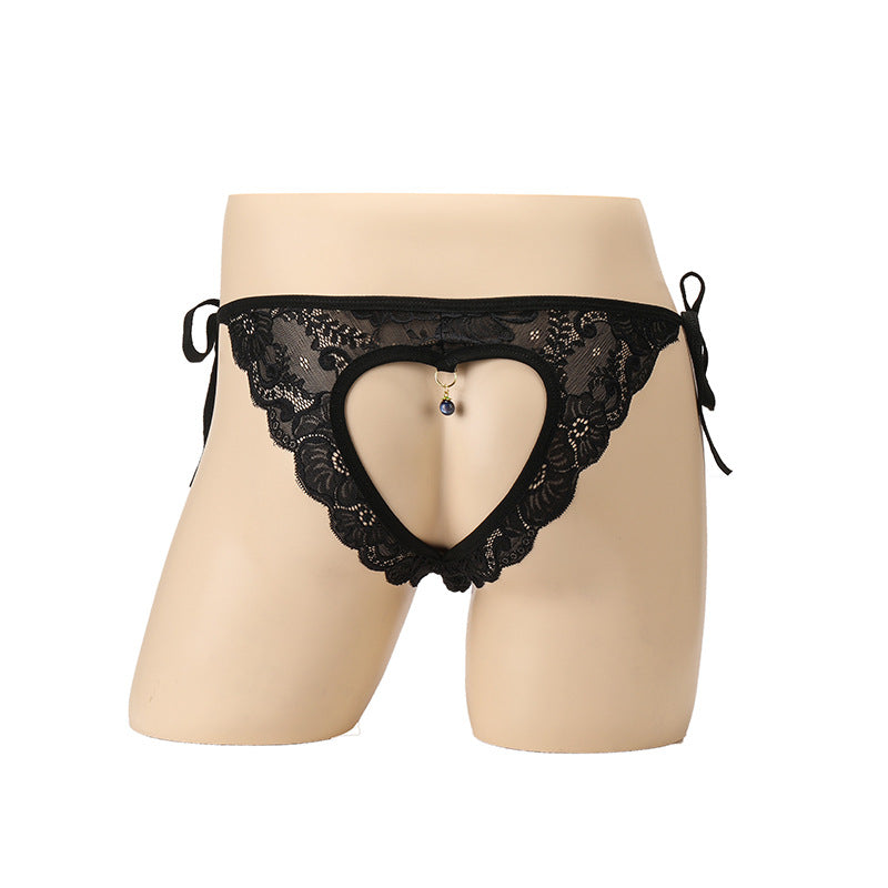 Transparent Lace Egg Ultra-Thin Triangle Thong
