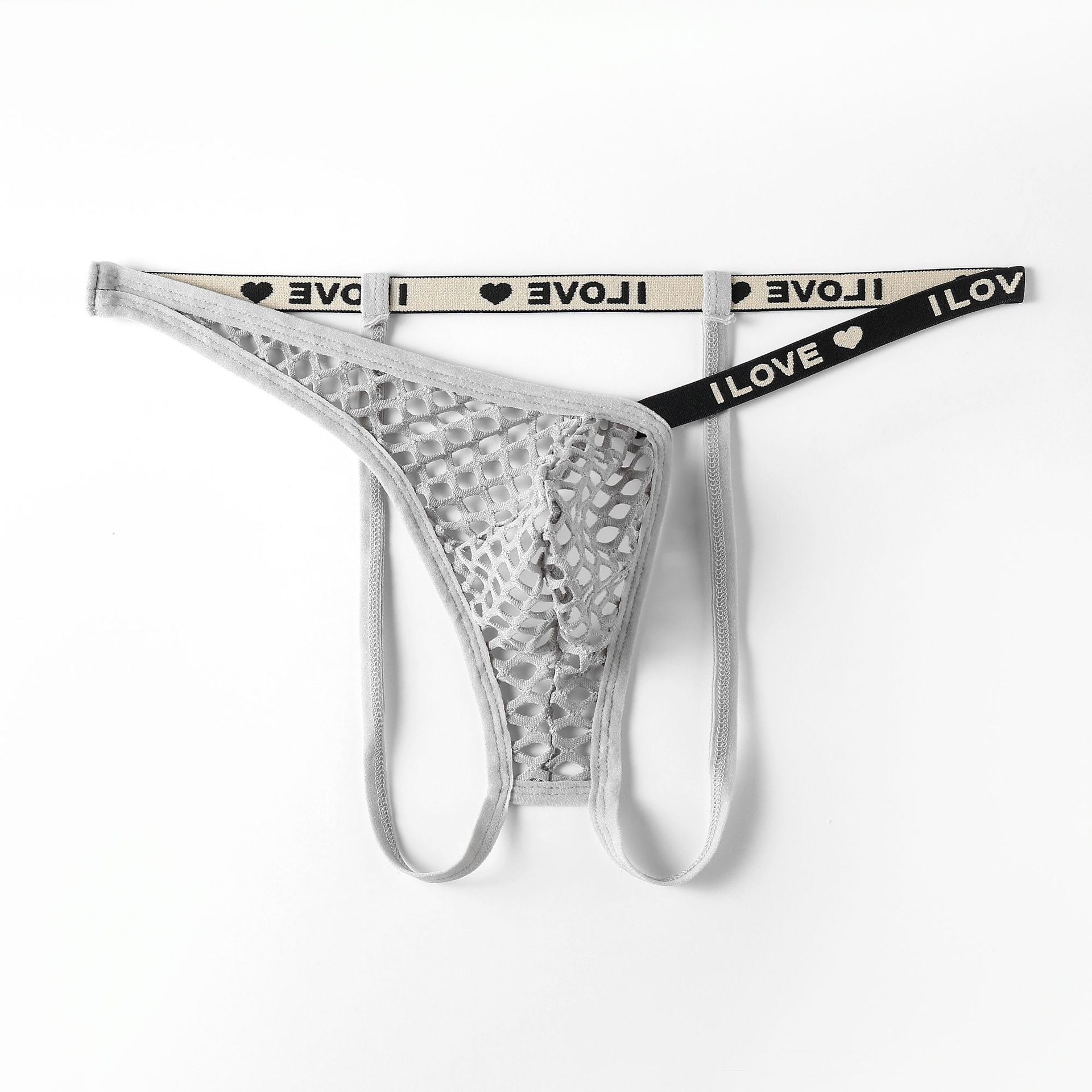 Translucent Mesh Fishing Net T-Pants