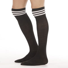Three-Bar Football Stripe Stocking